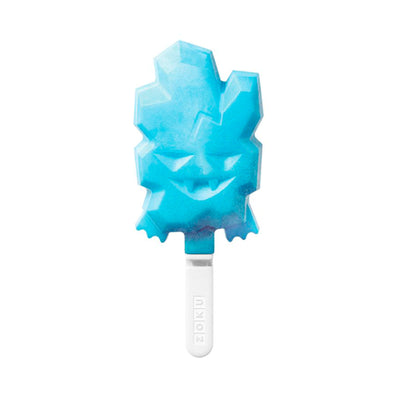 ZOKU Monster Pop - Molde para Helados en Silicona con Palitos Incluidos. Azul